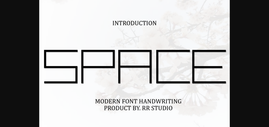 Space Font Poster 1