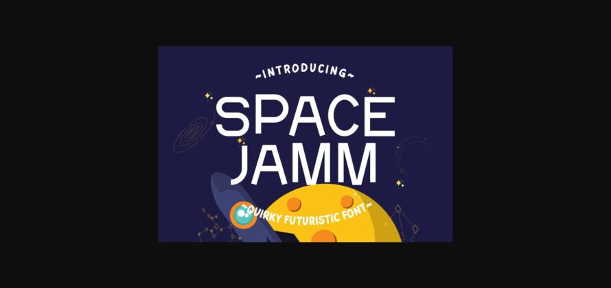 Space Jamm Font Poster 1