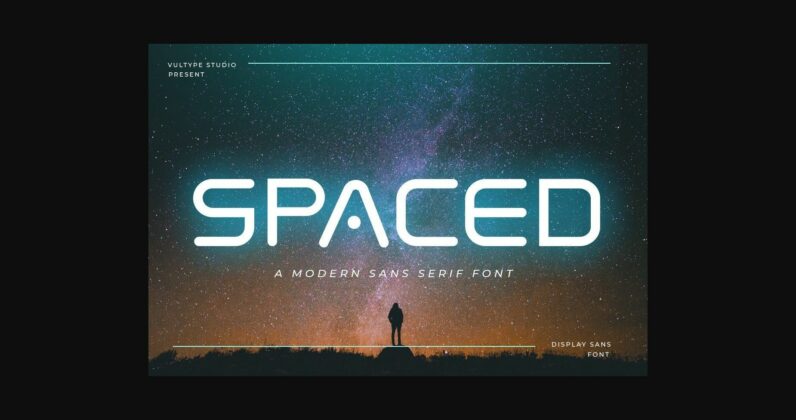 Spaced Font Poster 3