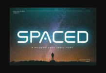 Spaced Font Poster 1