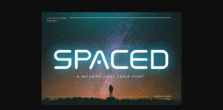 Spaced Font Poster 1