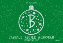 Sparkle Bauble Font Poster 1