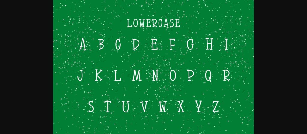 Sparkle Bauble Font Poster 6
