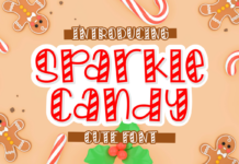 Sparkle Candy Font Poster 1