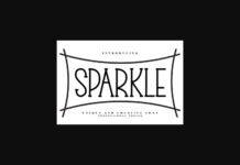 Sparkle Font Poster 1