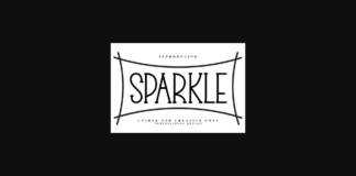 Sparkle Font Poster 1