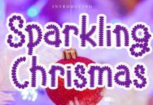 Sparkling Chrismas Font  Font Poster 1