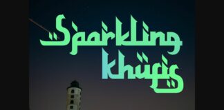 Sparkling Khufis Font Poster 1