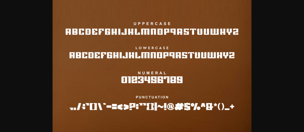 Spear Express Font Poster 6