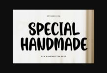 Special Handmade Font Poster 1