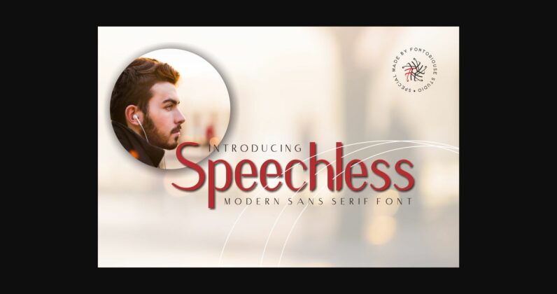 Speechless Font Poster 3