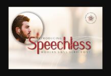 Speechless Font Poster 1