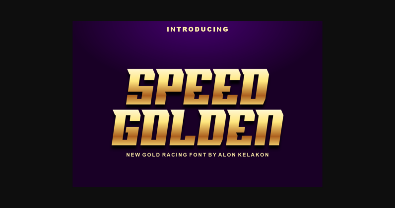 Speed Golden Poster 3