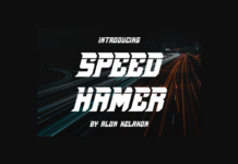 Speed Hamer Font Poster 1