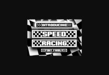 Speed Racing Font Poster 1