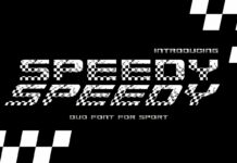 Speedy Font Poster 1