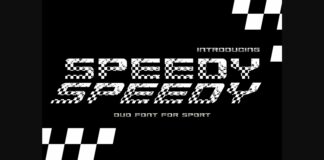 Speedy Font Poster 1
