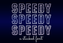 Speedy Font Poster 1