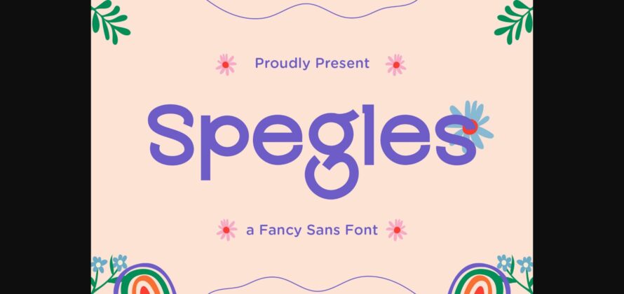 Spegles Font Poster 3