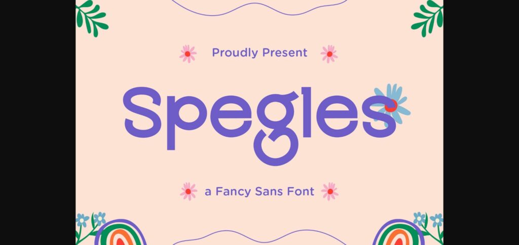 Spegles Font Poster 1