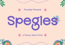 Spegles Font Poster 1