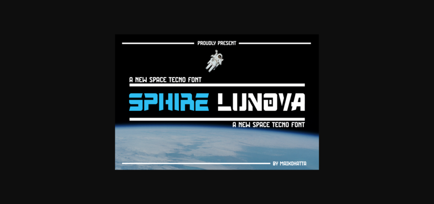 Sphire Lunova Font Poster 3
