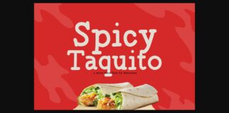 Spicy Taquito Font Poster 1