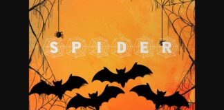 Spider Monogram Font Poster 1
