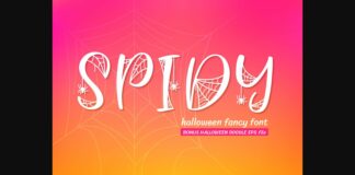 Spidy Font Poster 1