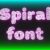 Spiral Font