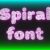 Spiral Font
