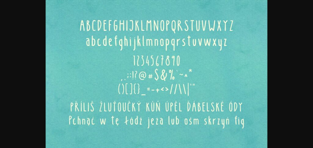 Spirit of Happy Font Poster 7