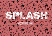 Splash Font Poster 1