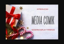 Media Comik Font Poster 1