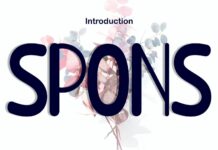 Spons Font Poster 1