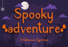 Spooky Adventure Font Poster 1