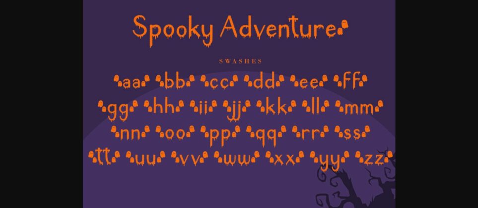 Spooky Adventure Font Poster 10