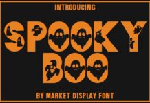Spooky Boo Font Poster 1