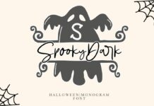 Spooky Dark Font Poster 1