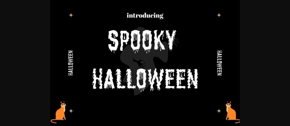 Spooky Font Poster 3