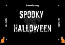 Spooky Font Poster 1