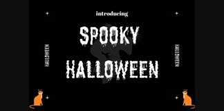 Spooky Font Poster 1