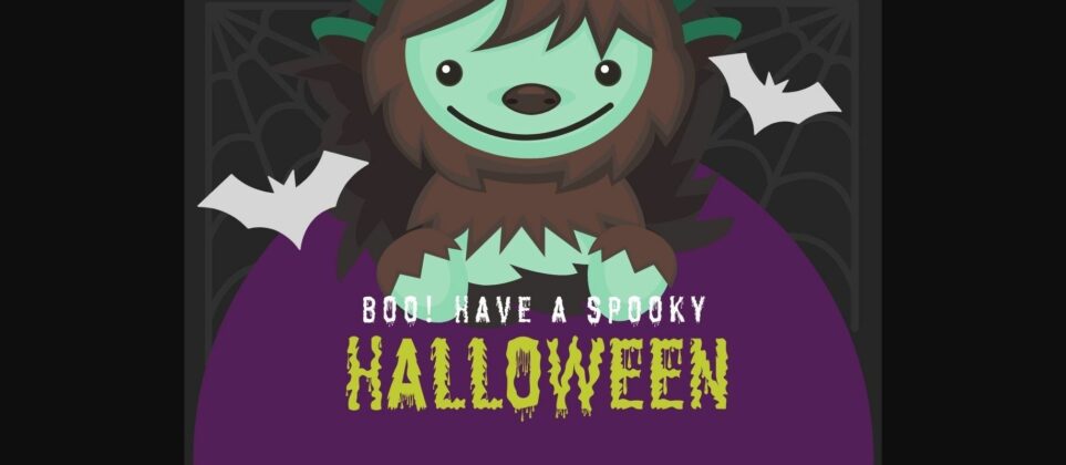 Spooky Font Poster 6
