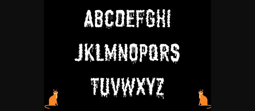 Spooky Font Poster 9