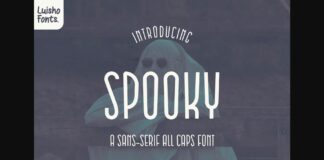 Spooky Font Poster 1