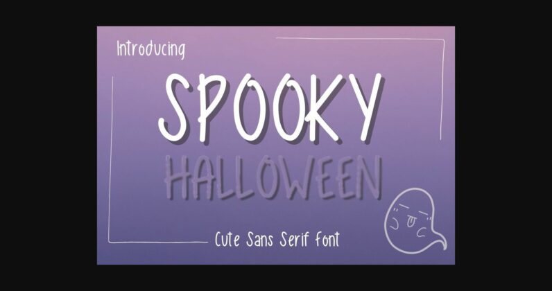 Spooky Font Poster 1