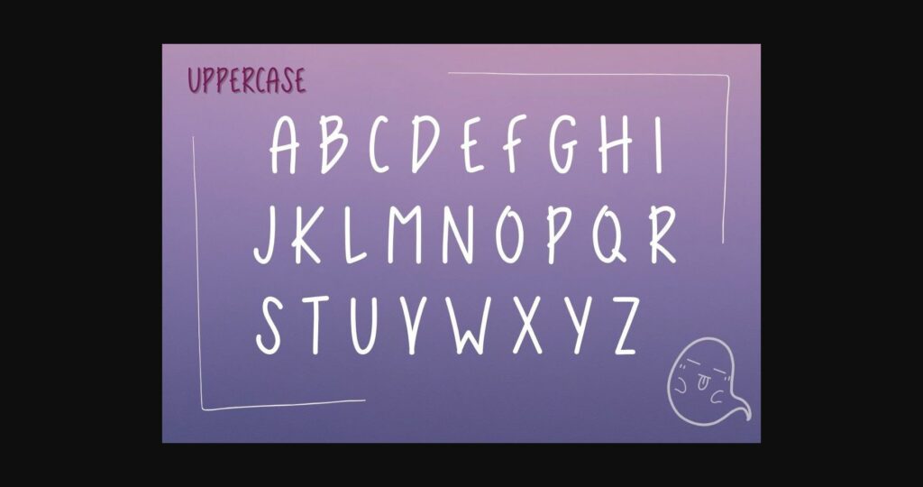 Spooky Font Poster 4