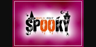 Spooky Font Poster 1