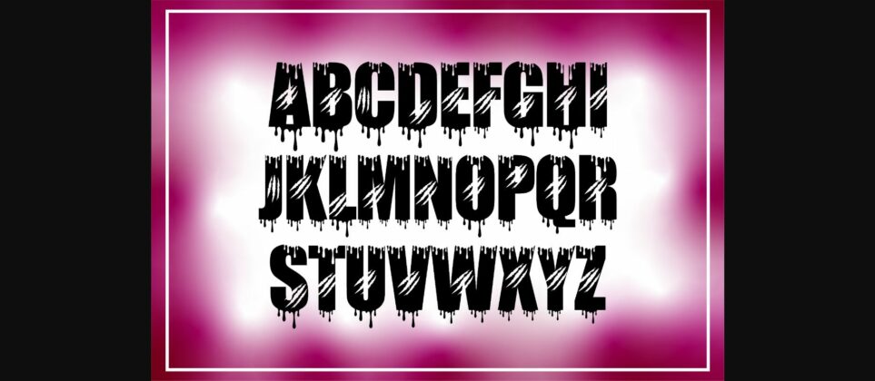 Spooky Font Poster 4