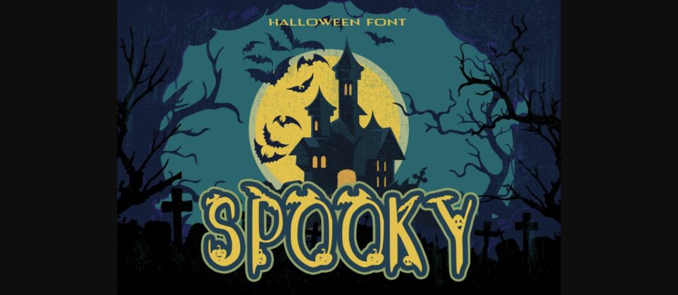 Spooky Font Poster 3